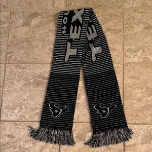 Black and Gray Logo Scarf